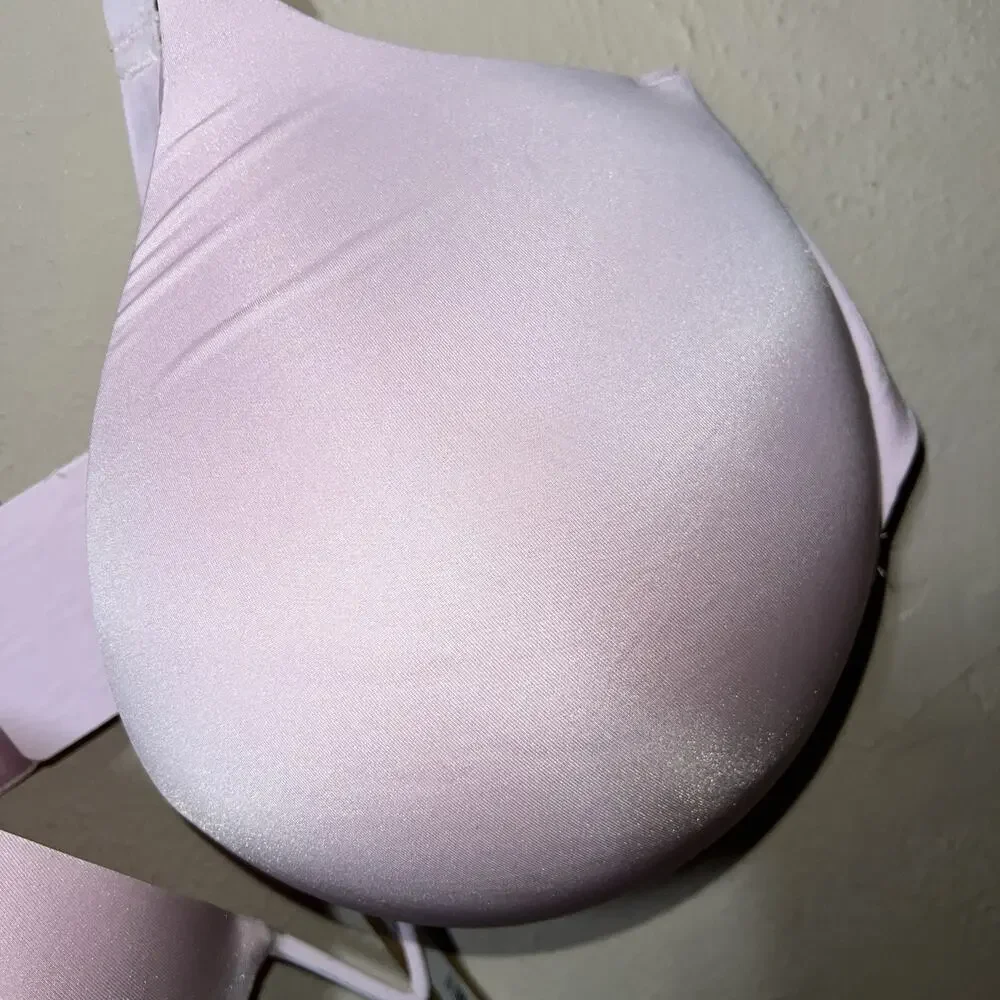 Skims Ultimate Deep V Push Up Bra Size 38DDD Cherry Blossom Pink NWT - Picture 6 of 12